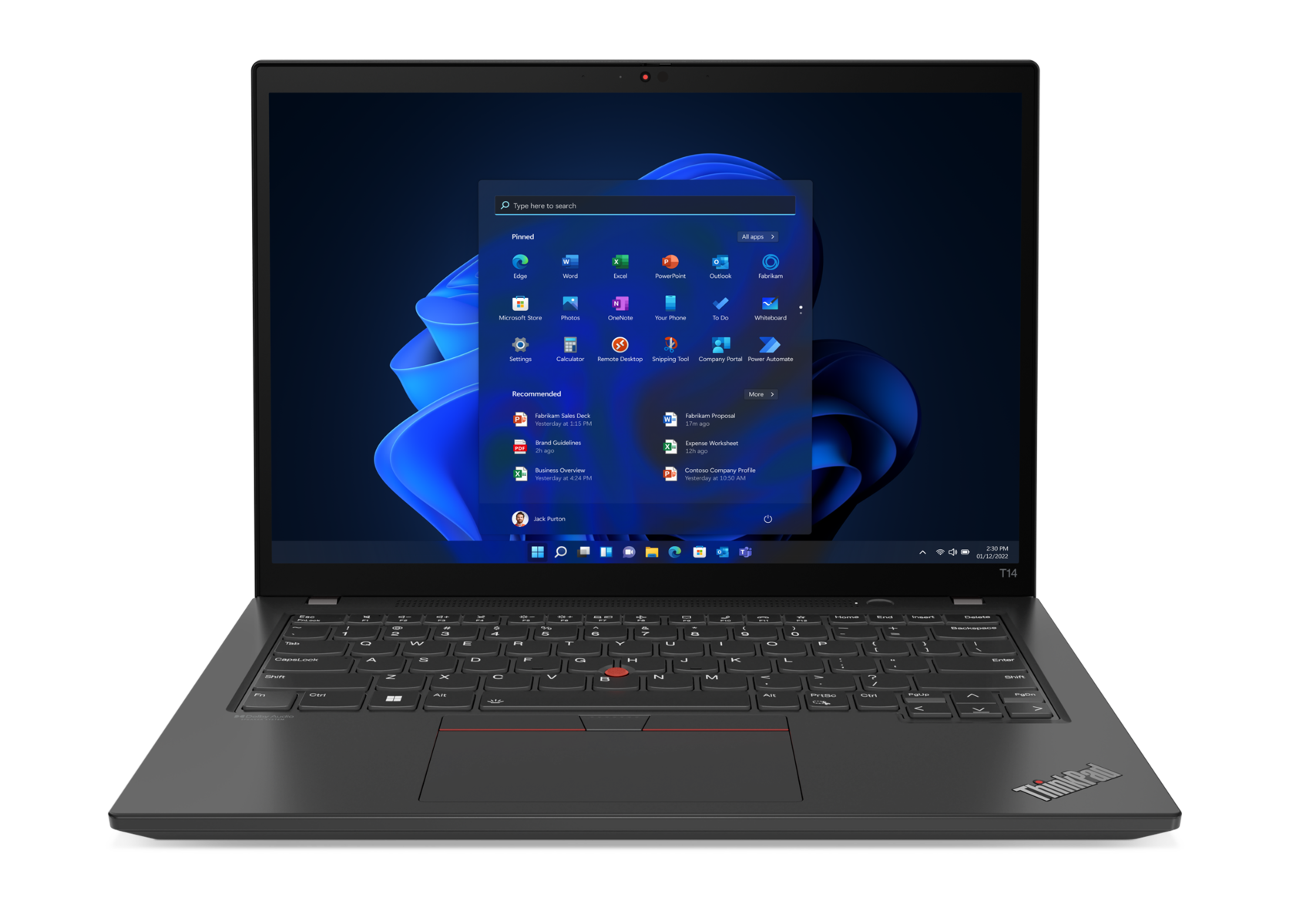 Lenovo ThinkPad T14 Gen 3 Intel Core i5 12th Gen 14 inches Full HD Business Laptop (16GB RAM/ 1 TB SSD/ Windows 11 Pro/ Black)