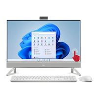 Dell Inspiron 27 7730 27 All-in-One Desktop Computer Core 7-150U, 16GB Ram , 1TB SSD Intel® Graphics, 27.0″ FHD Touch Narrow Border Infinity Display Win 11 + Office H&S 2021 Pearl White Cover + Molded Speaker Grill |6.99 Kgs